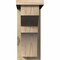 Ekena Millwork Monterey Rough Sawn Corbel w/Backplate, Douglas Fir, 6"W x 14"D x 14"H COR06X14X14MON01RDF - alternate 3
